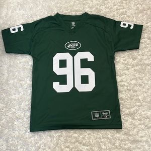 NY Jets Football Jersey Wilkerson 96 Youth Medium 10 12 Green like new